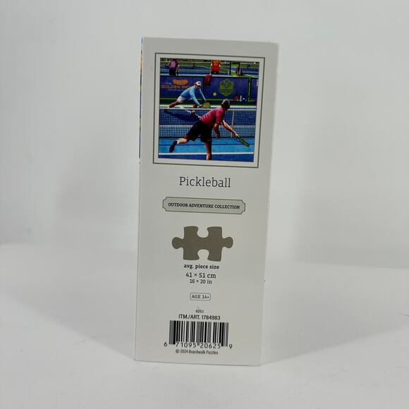 Boardwalk Pickleball Sports Theme 500 Piece Jigsaw Puzzle Collectible - Picture 4 of 5